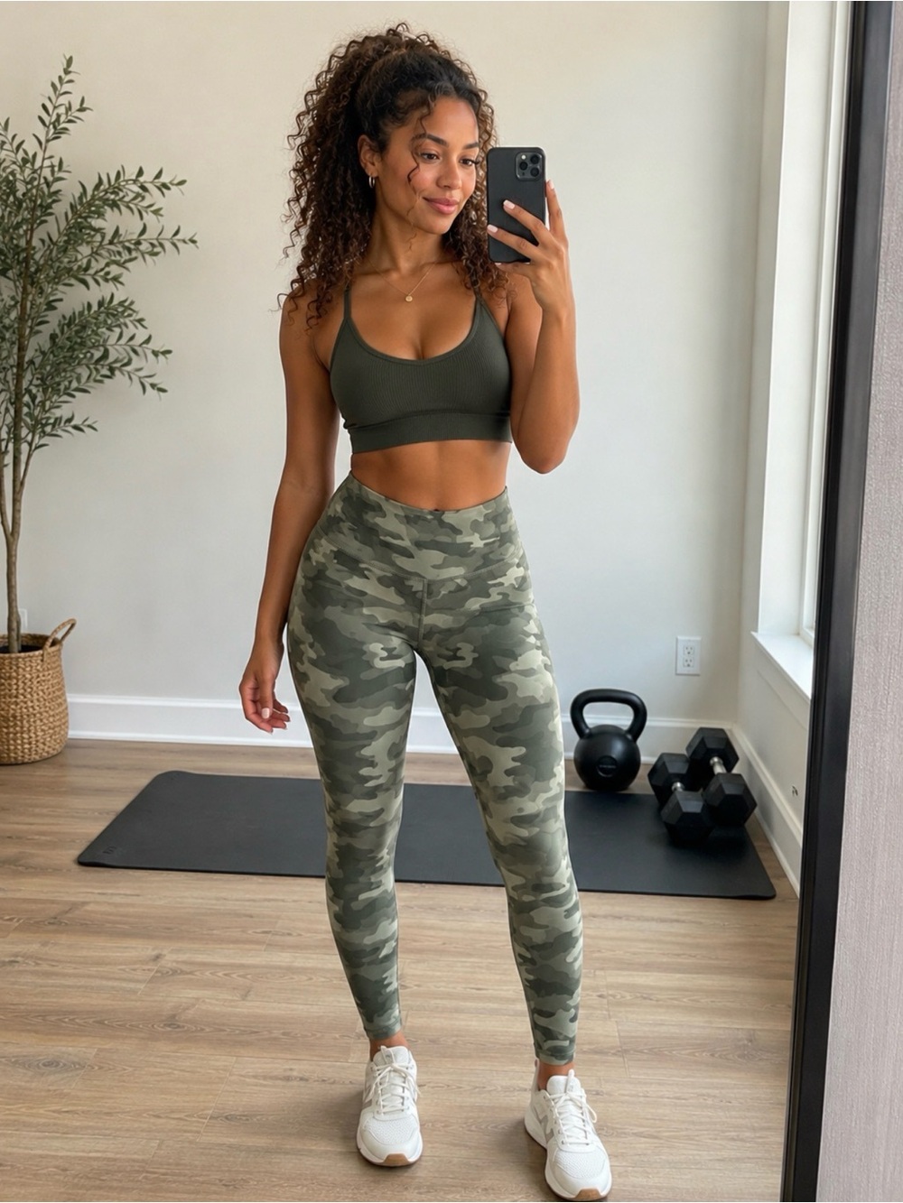 Danskin Green Camo Leggings